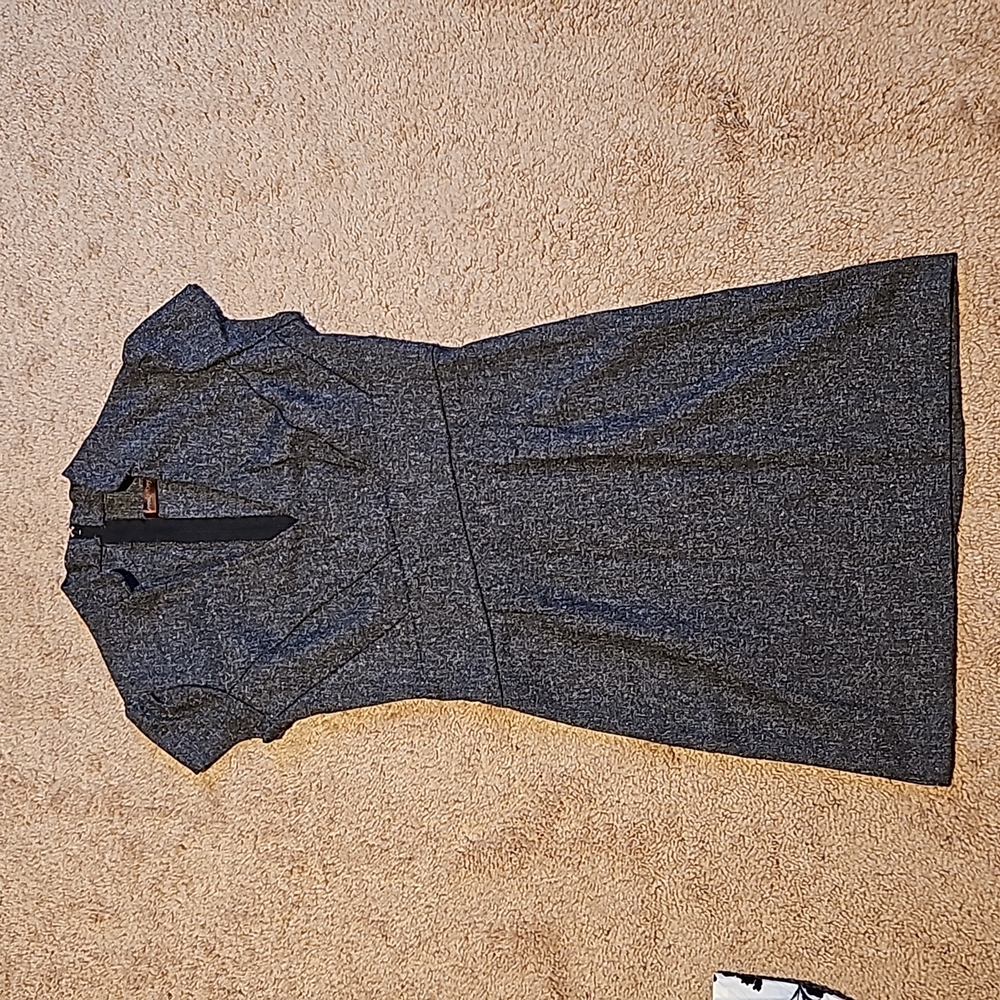 Fitted twill dress